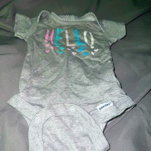 Baby diapers and miscellaneous baby clothes